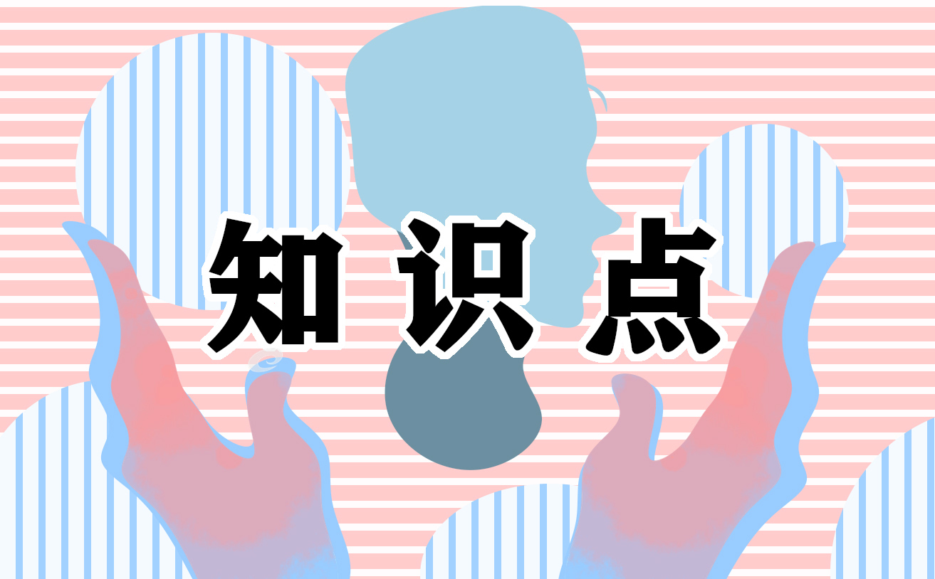 政治初三知識點歸納人教版